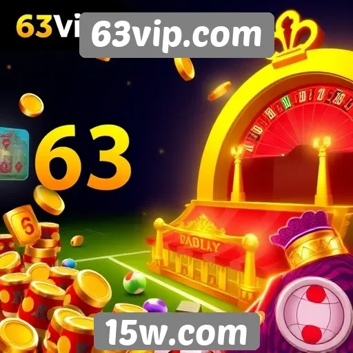 Jogos de azar no site 63vip.com