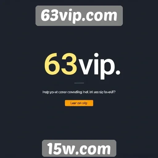 Análise da interface do usuário do 63vip.com